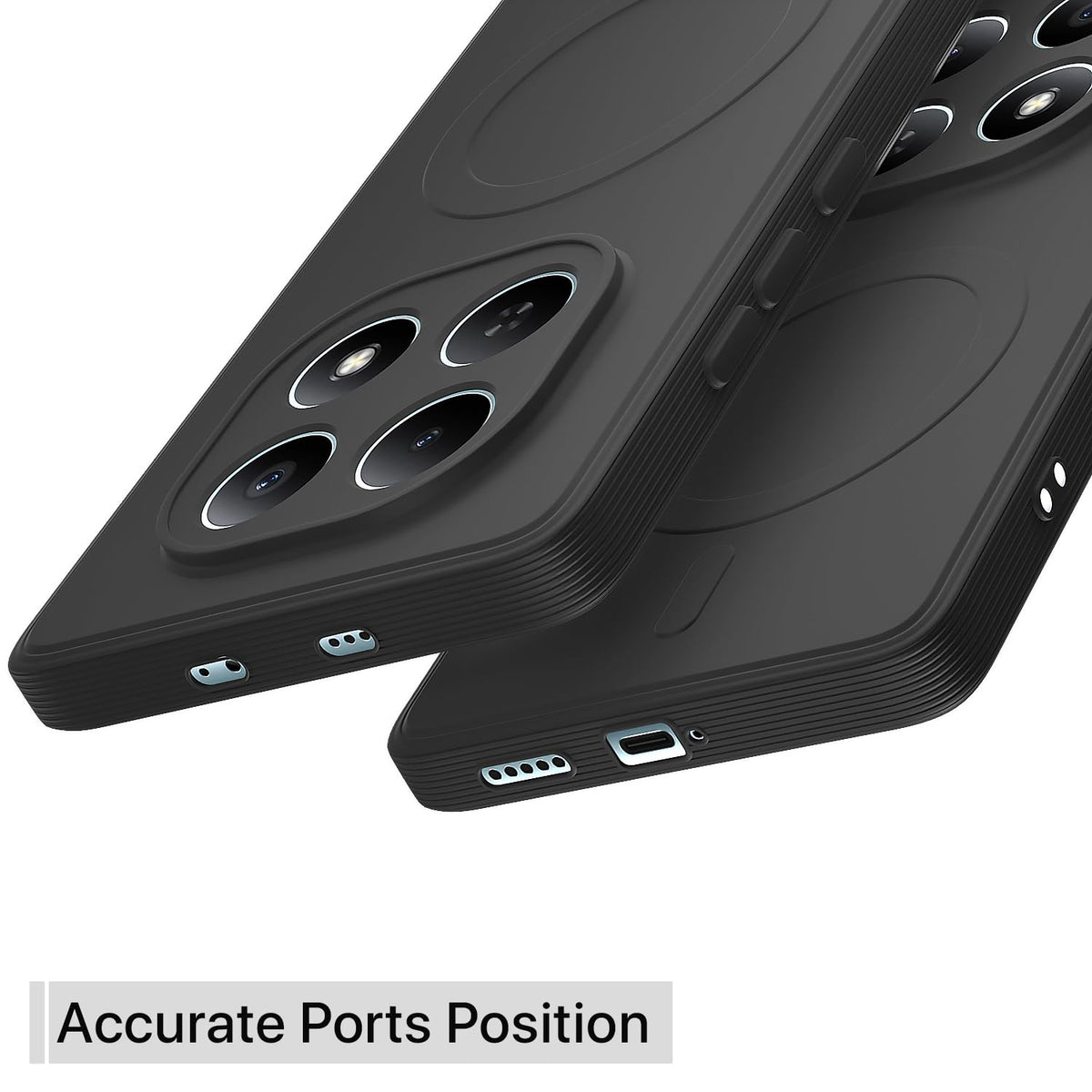 Pikkme Redmi Note 15 5G MagSafe black back cover – photo 4