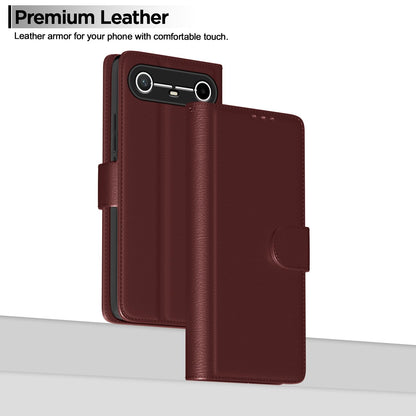 Pikkme Tecno Pova brown wallet flip cover – photo 2