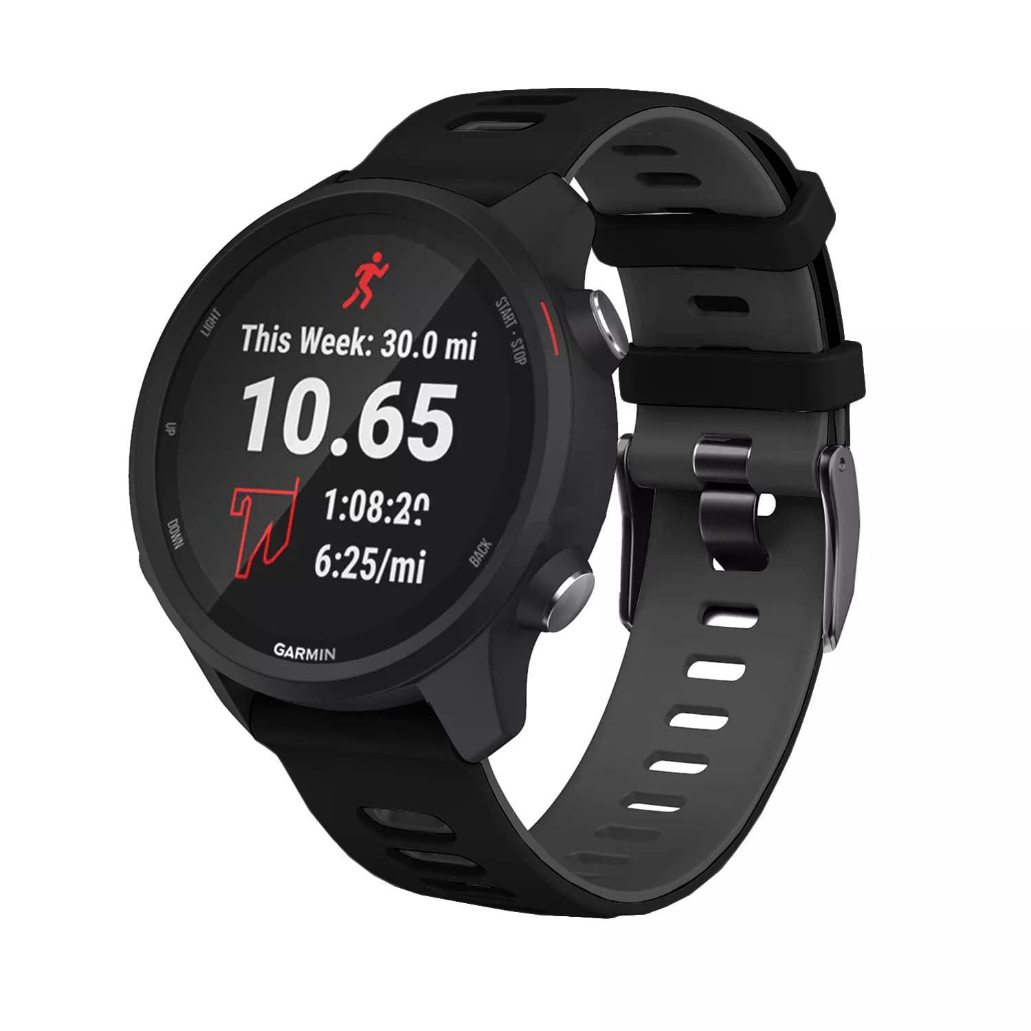 Pikkme Modern Sports Strap (Black & Grey)