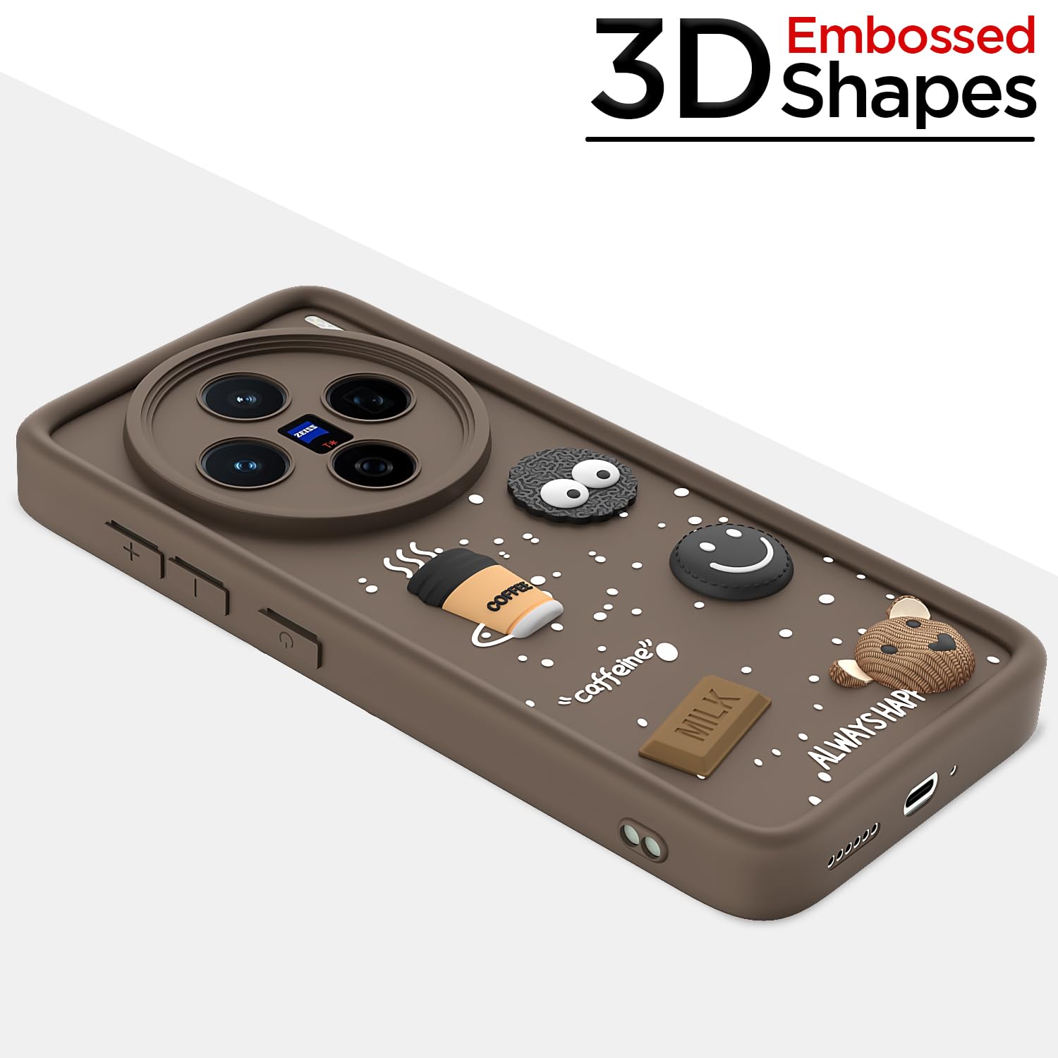 Pikkme brown phone cover for Vivo X200 5G/3D – photo 3