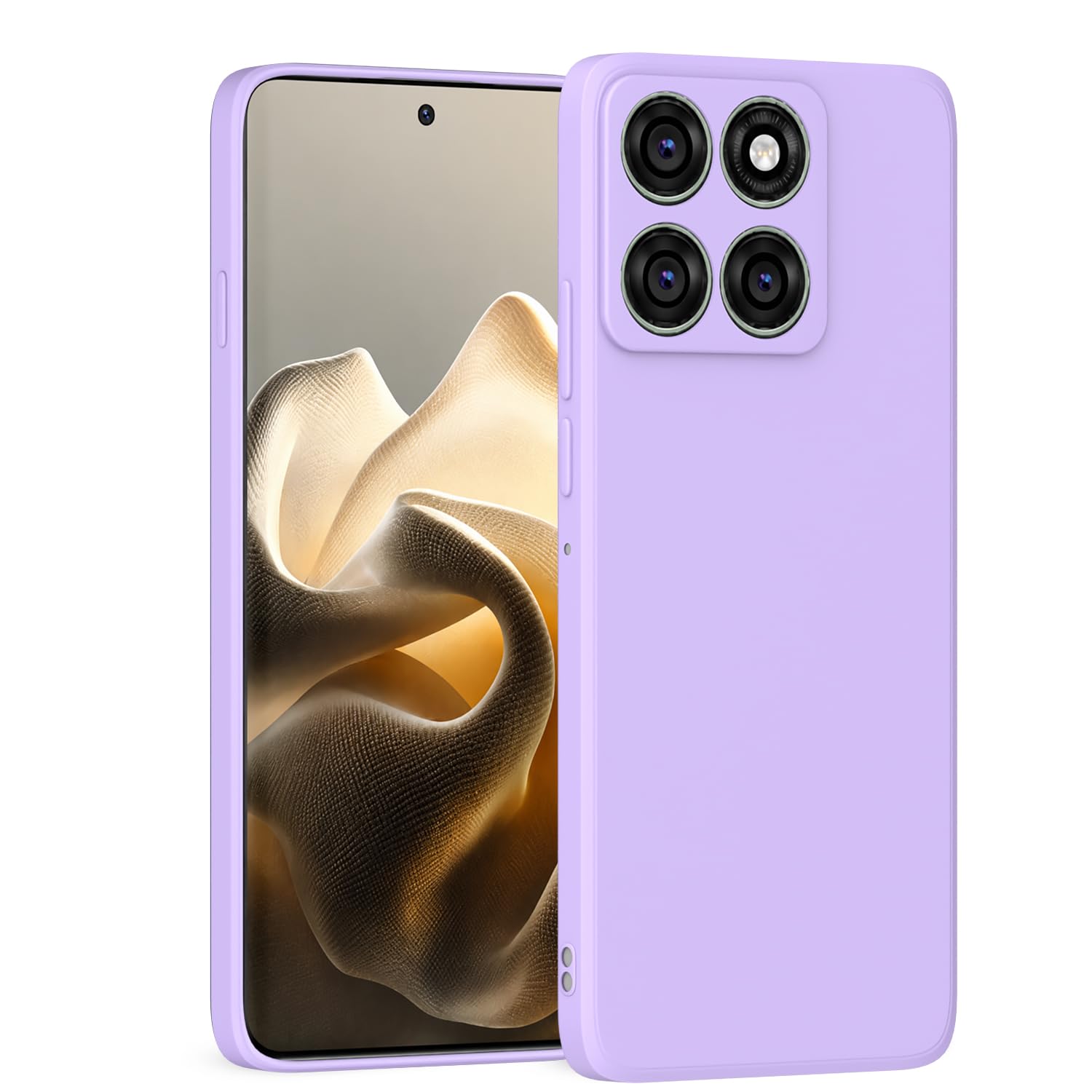 Pikkme Moto Edge 60 Pro 5G Matte purple mobile back cover