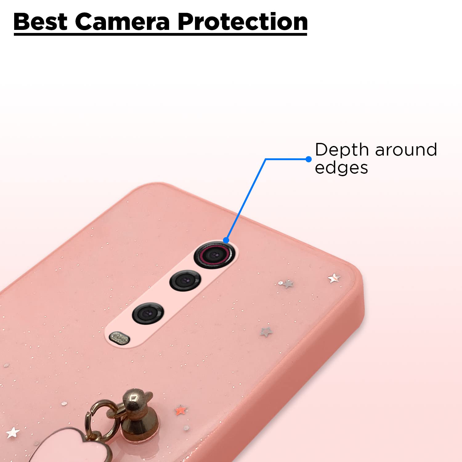 Redmi K20/K20 Pro Chain phone cover in pink by Pikkme – photo 2