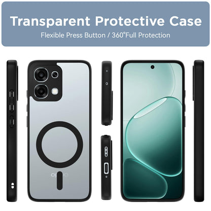 Black mag-safe MagSafe phone cover for Oppo F31/F33 5G – Pikkme – photo 2