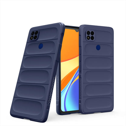 Redmi 9/9C/9, Poco C31 Liquid Silicone mobile back cover in blue by Pikkme