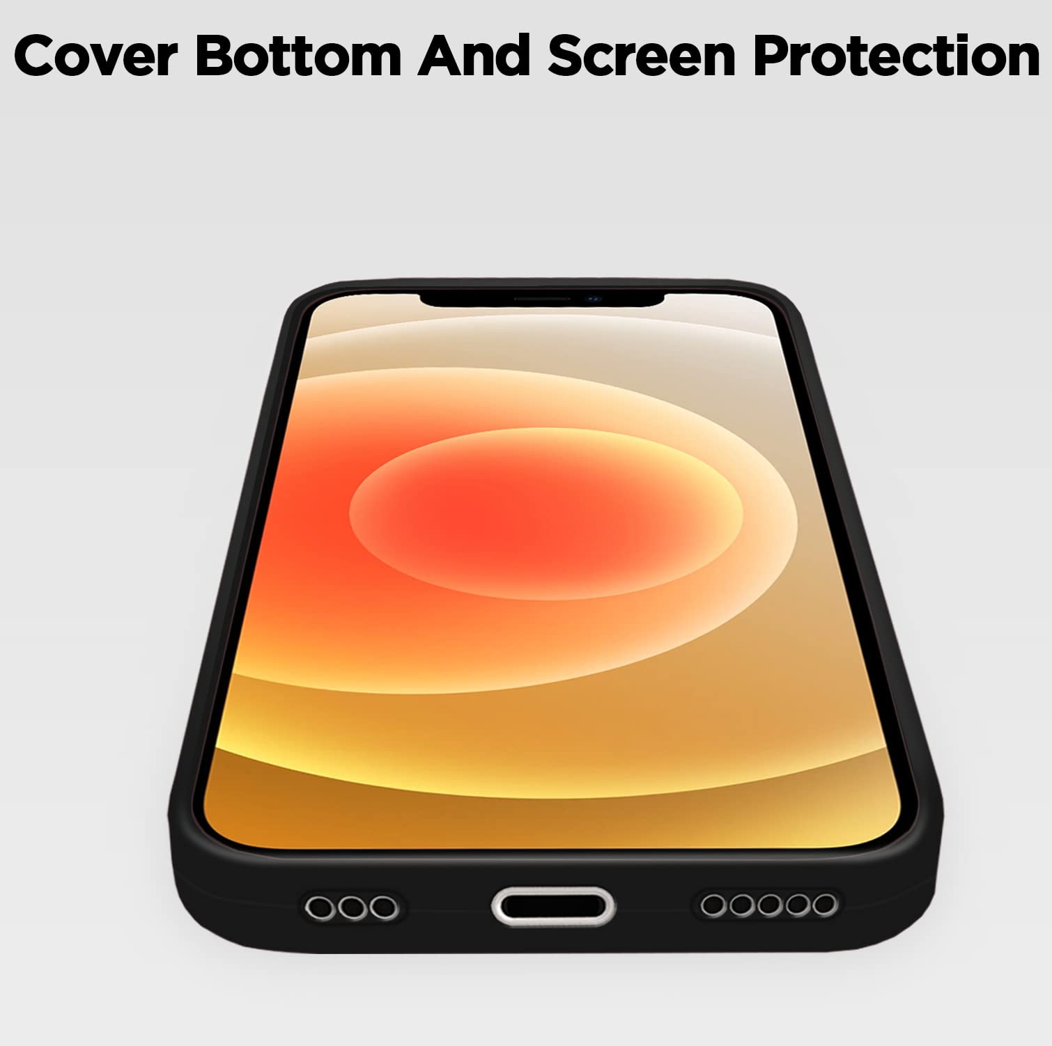 Pikkme iPhone 12 Mini Soft Silicone black mobile back cover – photo 7