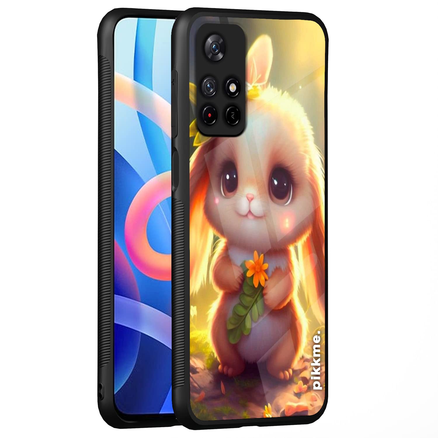 Pikkme Redmi Note 11T/Poco M4 Pro 5G Hybrid mobile back cover