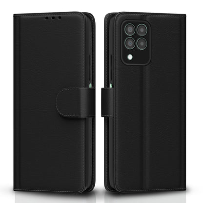 Samsung M33 5G mobile flip cover in black by Pikkme