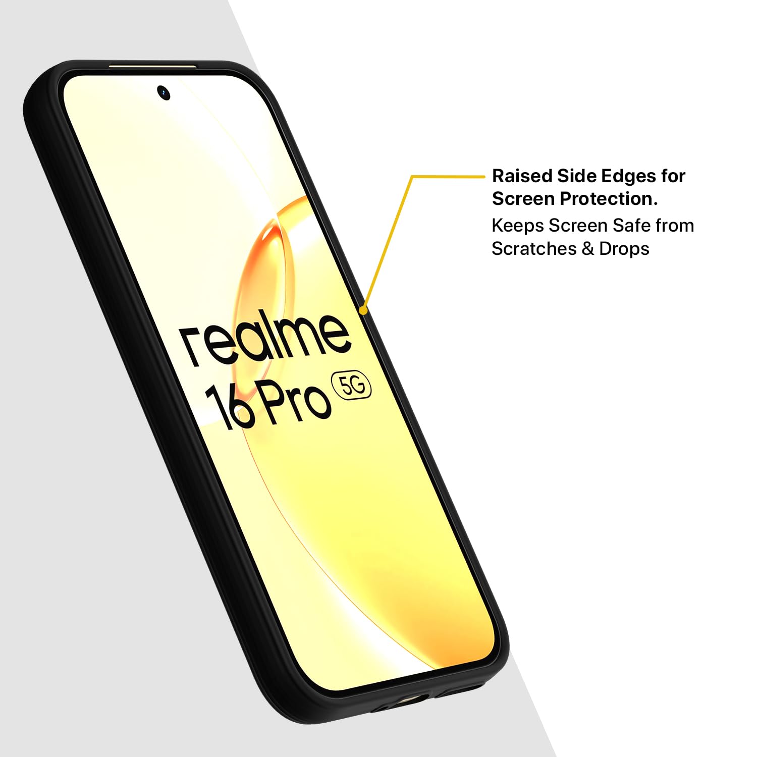 Black Leather phone cover for Realme 16 Pro 5G – Pikkme – photo 6
