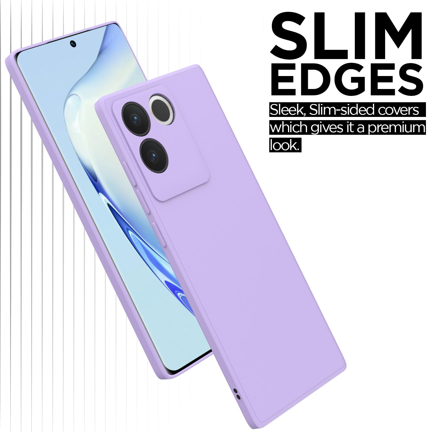Purple Matte mobile back cover for iQOO Z7 Pro 5G – Pikkme – photo 3
