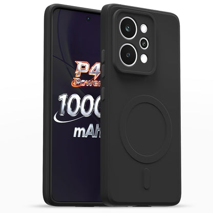 Pikkme black mobile back cover for Realme P4 Power 5G