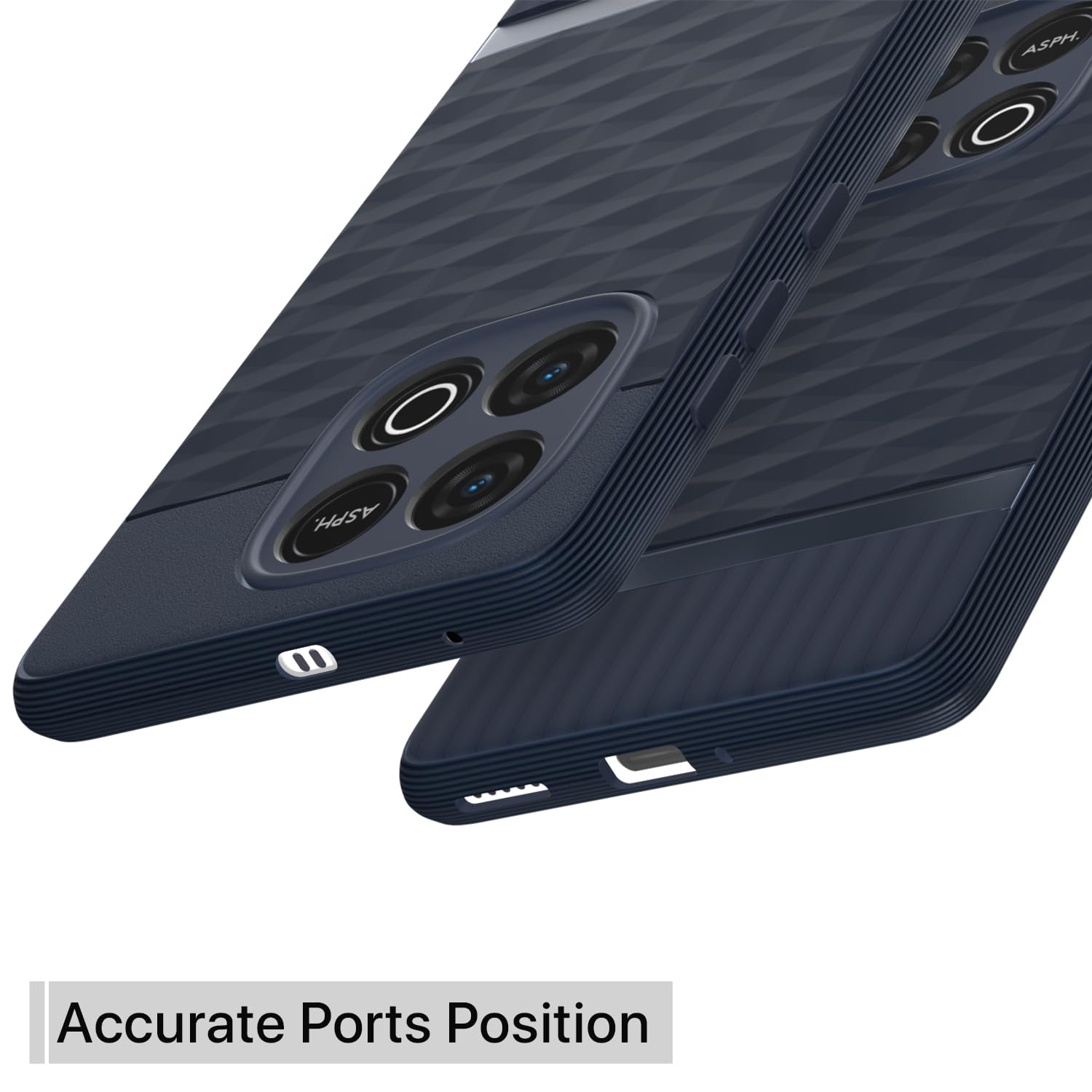 iQOO Neo 10/Vivo Y300 GT 5G Silicone phone cover in blue by Pikkme – photo 4