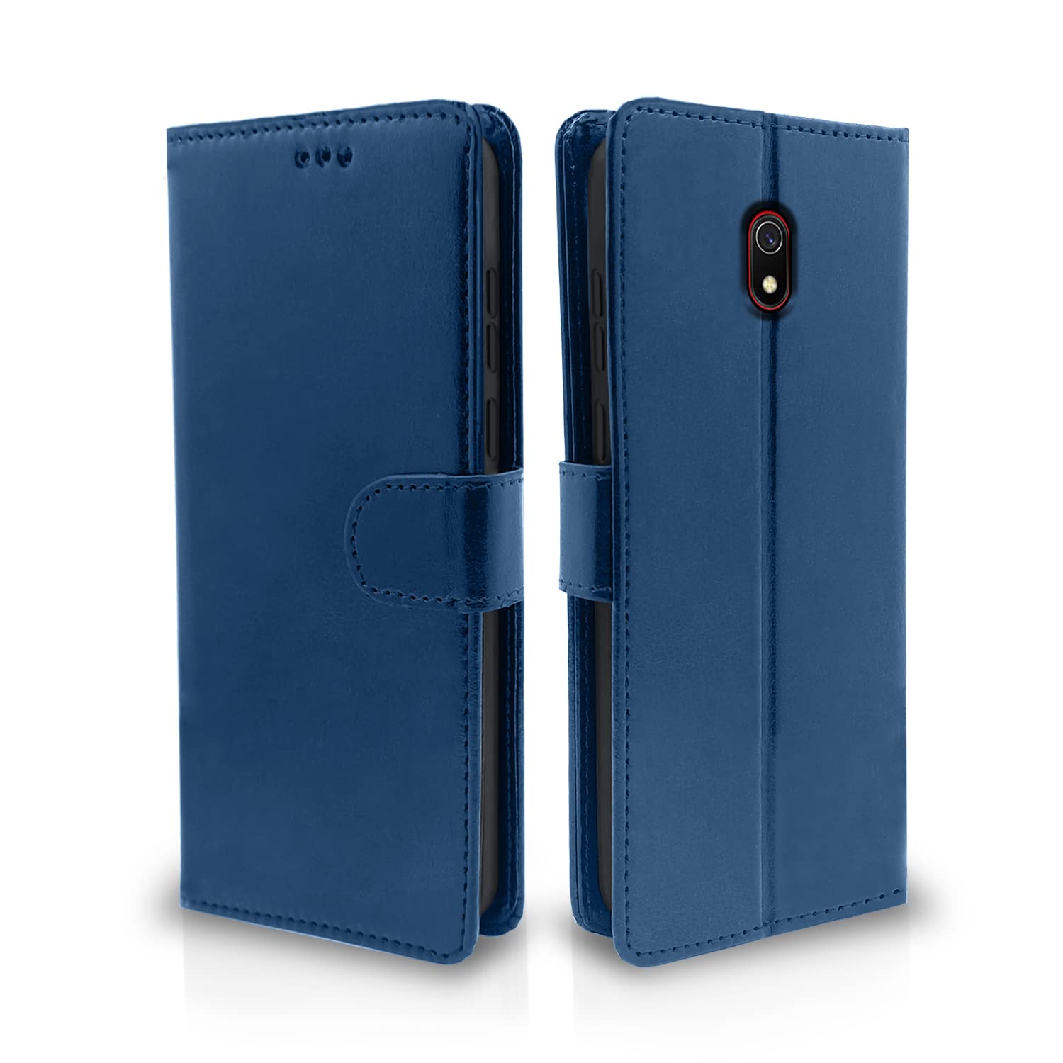 Redmi 8A Blue Vintage Flip Cover