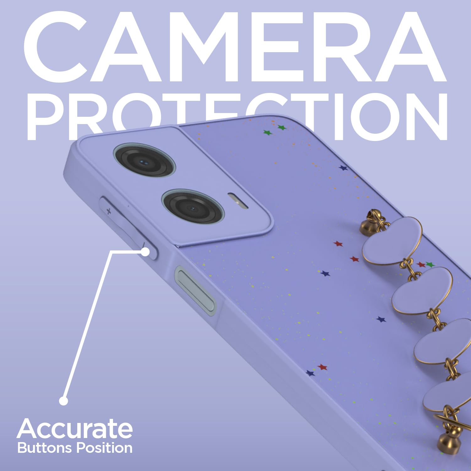 Moto G24 Power Chain back cover in purple by Pikkme – photo 3
