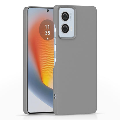 Moto Edge 50 Fusion 5G SideCut Soft Matte Silicone Back Cover -Grey