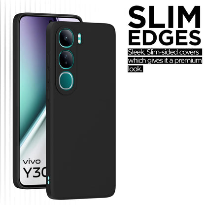 Black Matte back cover for Vivo Y300/V40 Lite 5G – Pikkme – photo 6
