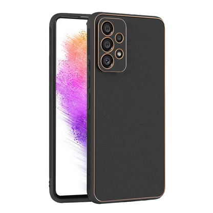Pikkme Samsung A73 5G black mobile back cover