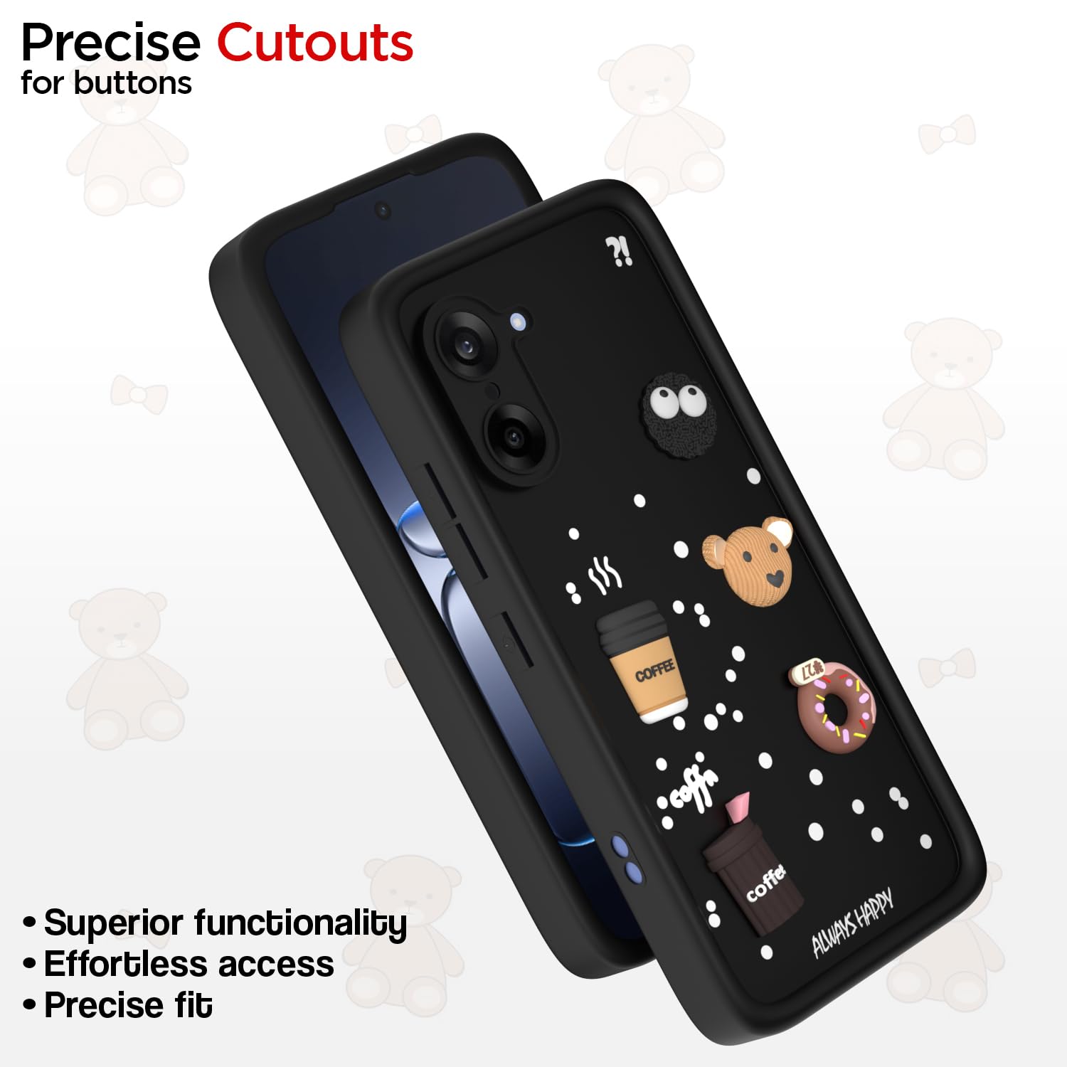 Pikkme OnePlus Nord CE 5 5G/3D black back cover – photo 6