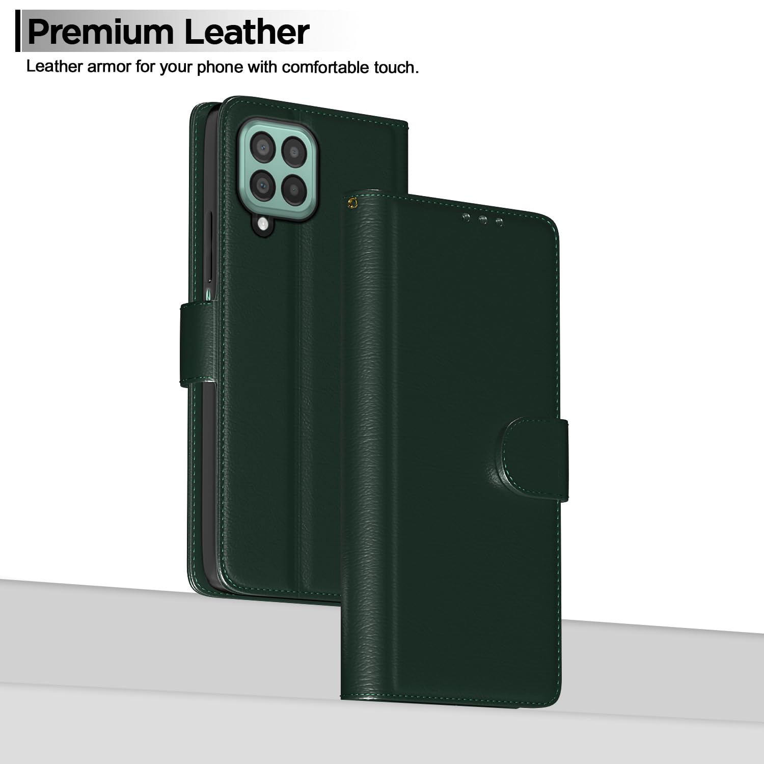 Green flip case for Samsung M33 5G – Pikkme – photo 2