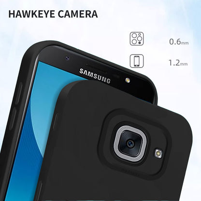 Pikkme Samsung Galaxy J7 Max Liquid Silicone Back Cover | Black