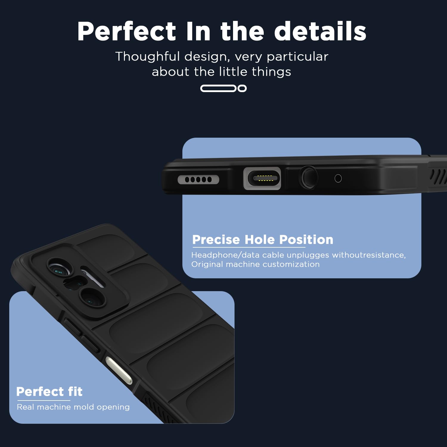 Pikkme black Liquid Silicone back cover for Redmi Note 10 Pro 4G/10 Pro Max – photo 5