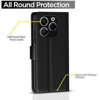 Pikkme Infinix Note 40 5G black flip case – photo 4