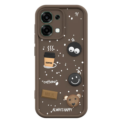 Pikkme brown Silicone mobile back cover for Oppo F31 5G/F33 5G/3D – photo 7