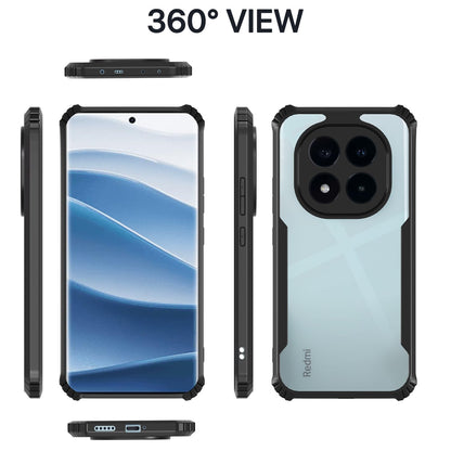 Redmi Note 14 Pro/Note 14 Pro Plus 5G back cover in black by Pikkme – photo 3