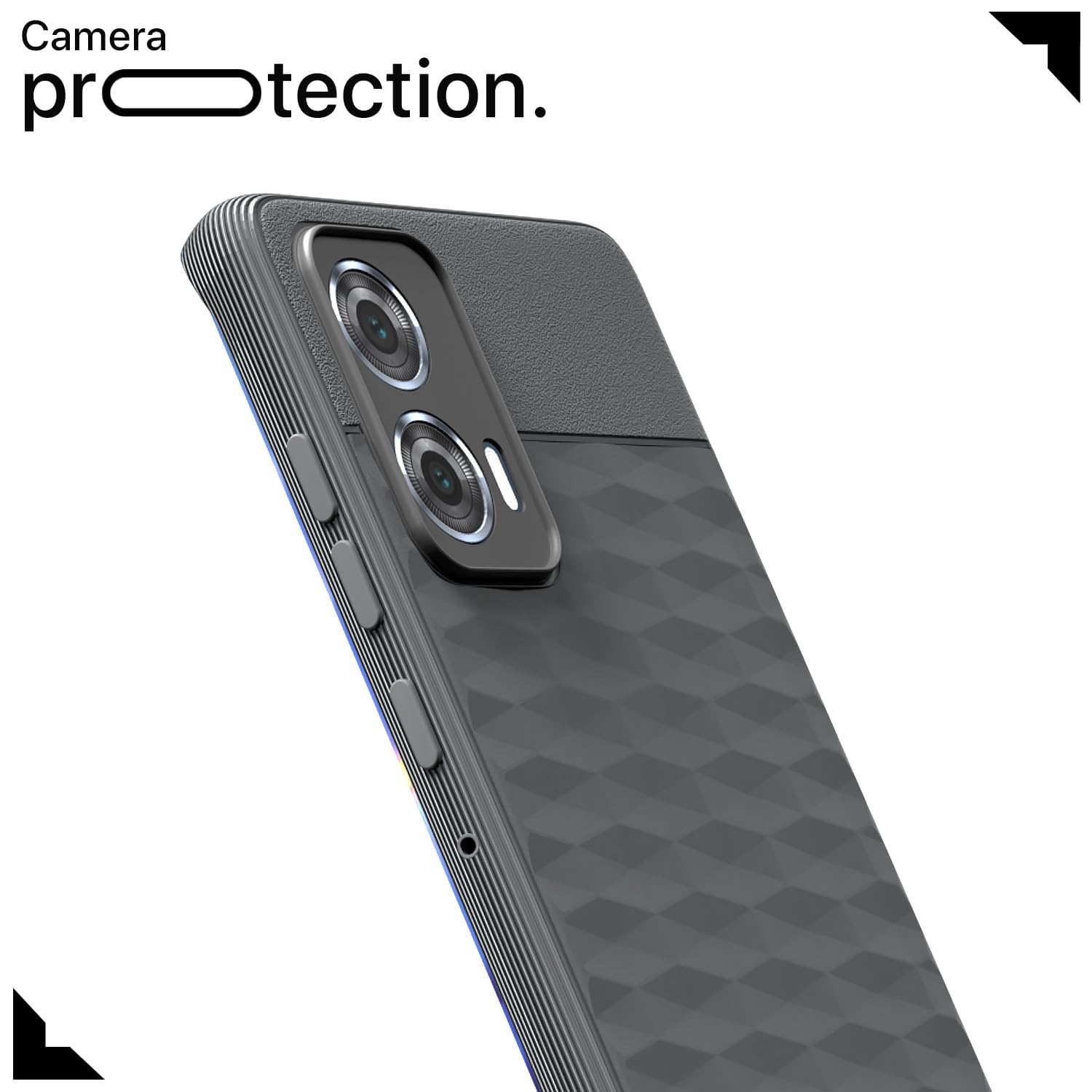 Moto Moto Edge 50 Fusion/G96 5G phone cover in grey by Pikkme – photo 5