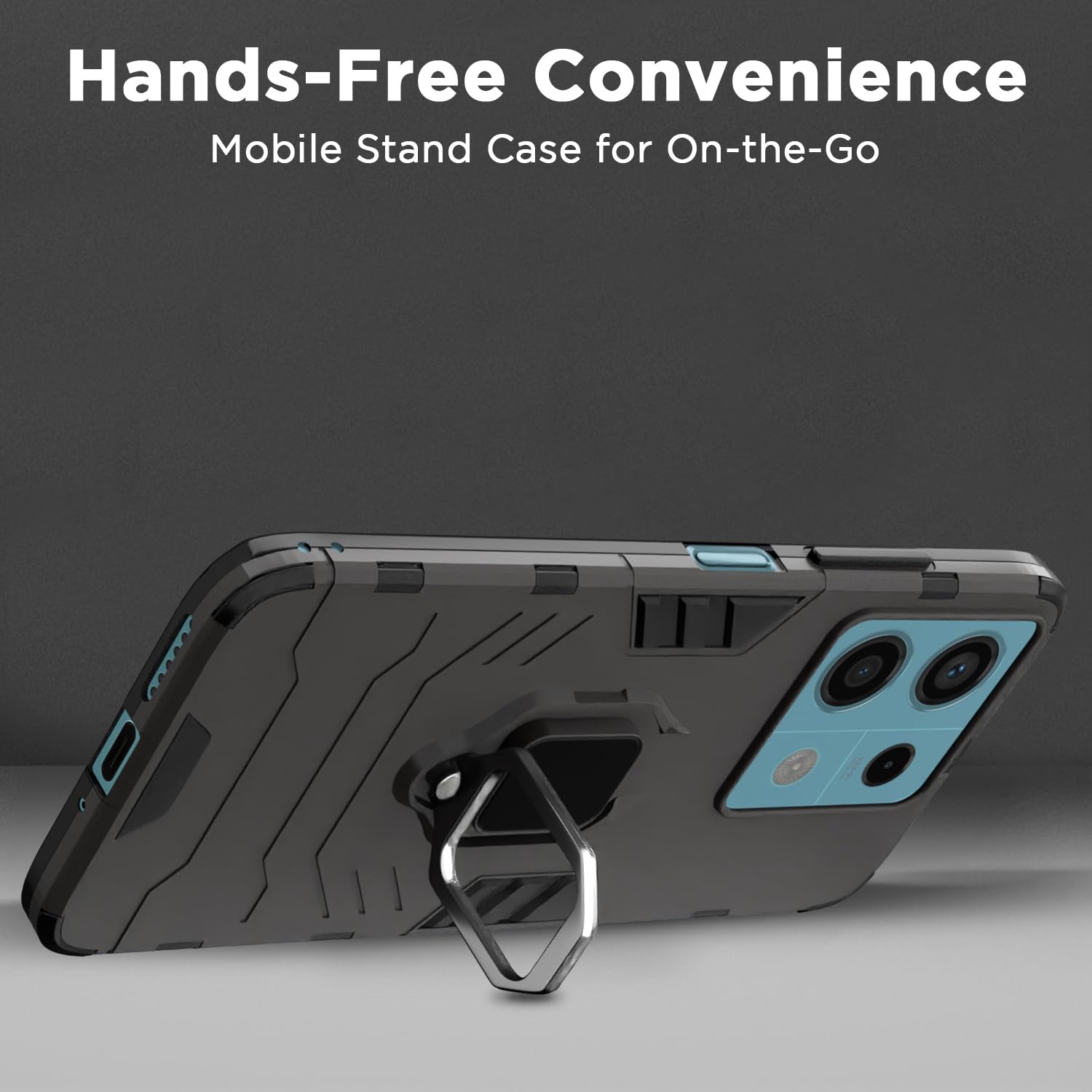 Pikkme black phone cover for Redmi Note 13 5G – photo 6