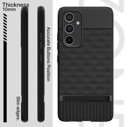 Pikkme Samsung Galaxy A36 5G Gencase Back Cover (Black)