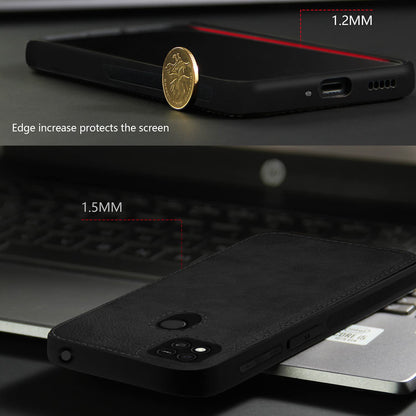 Black Leather phone cover for Redmi 10A/9/9C – Pikkme – photo 6