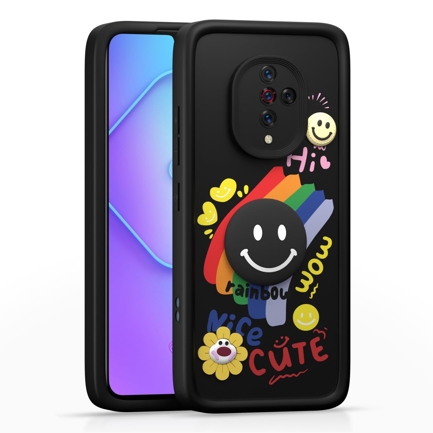 Vivo S1 Pro Soft Silicone mobile back cover in black by Pikkme