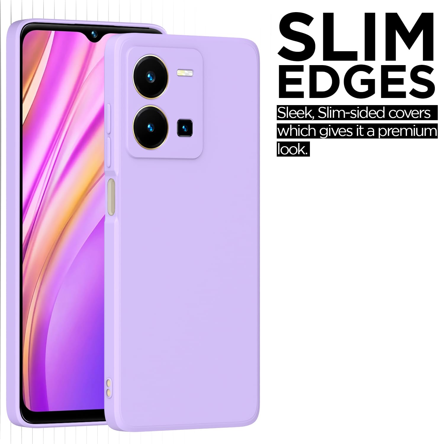 Purple phone cover for Vivo Y35 – Pikkme – photo 6
