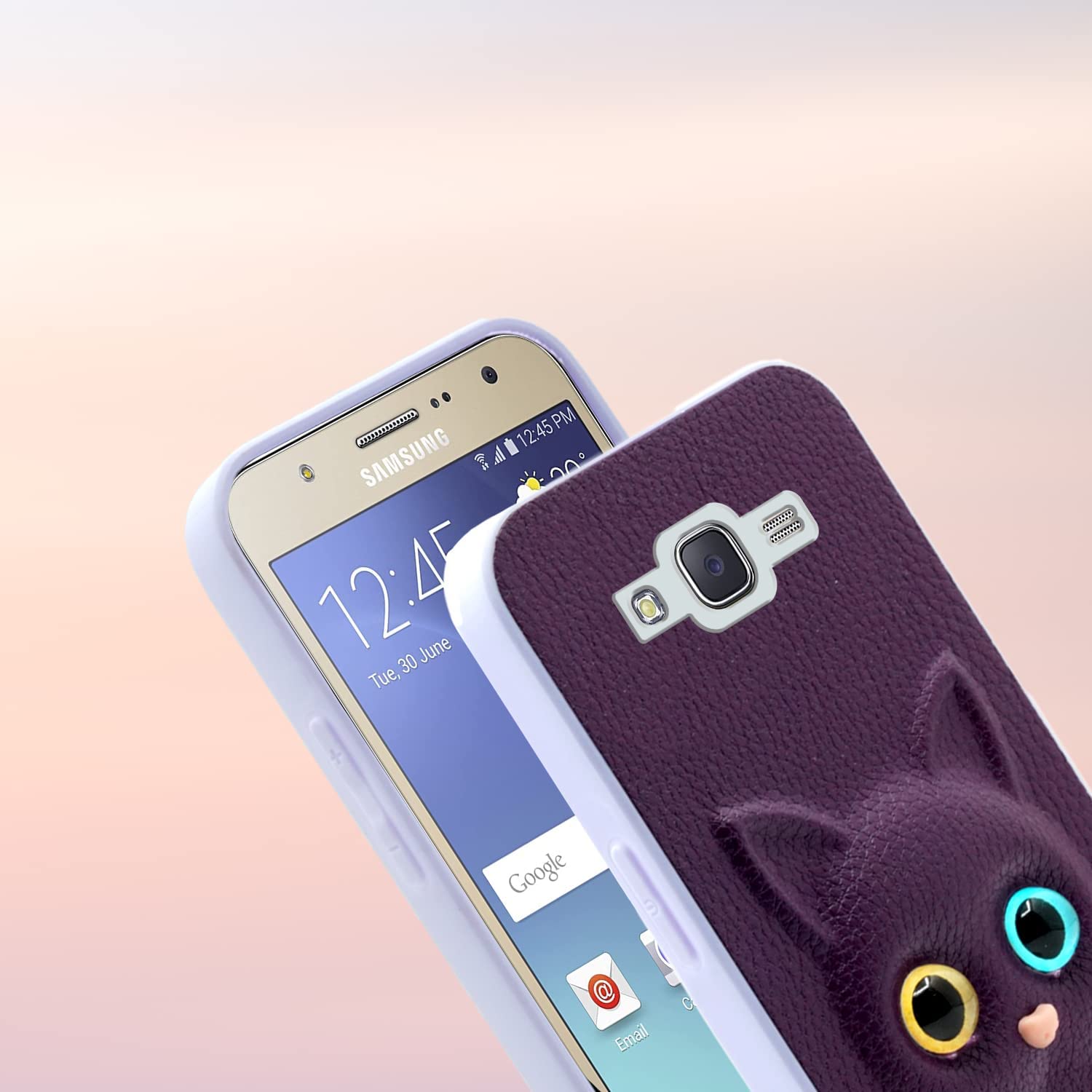 Samsung J7 2015/J7 Cat phone cover in purple by Pikkme – photo 6