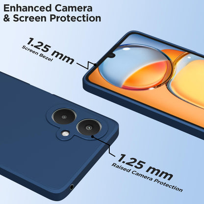 Blue Liquid Silicone phone cover for Redmi 13C 5G – Pikkme – photo 6