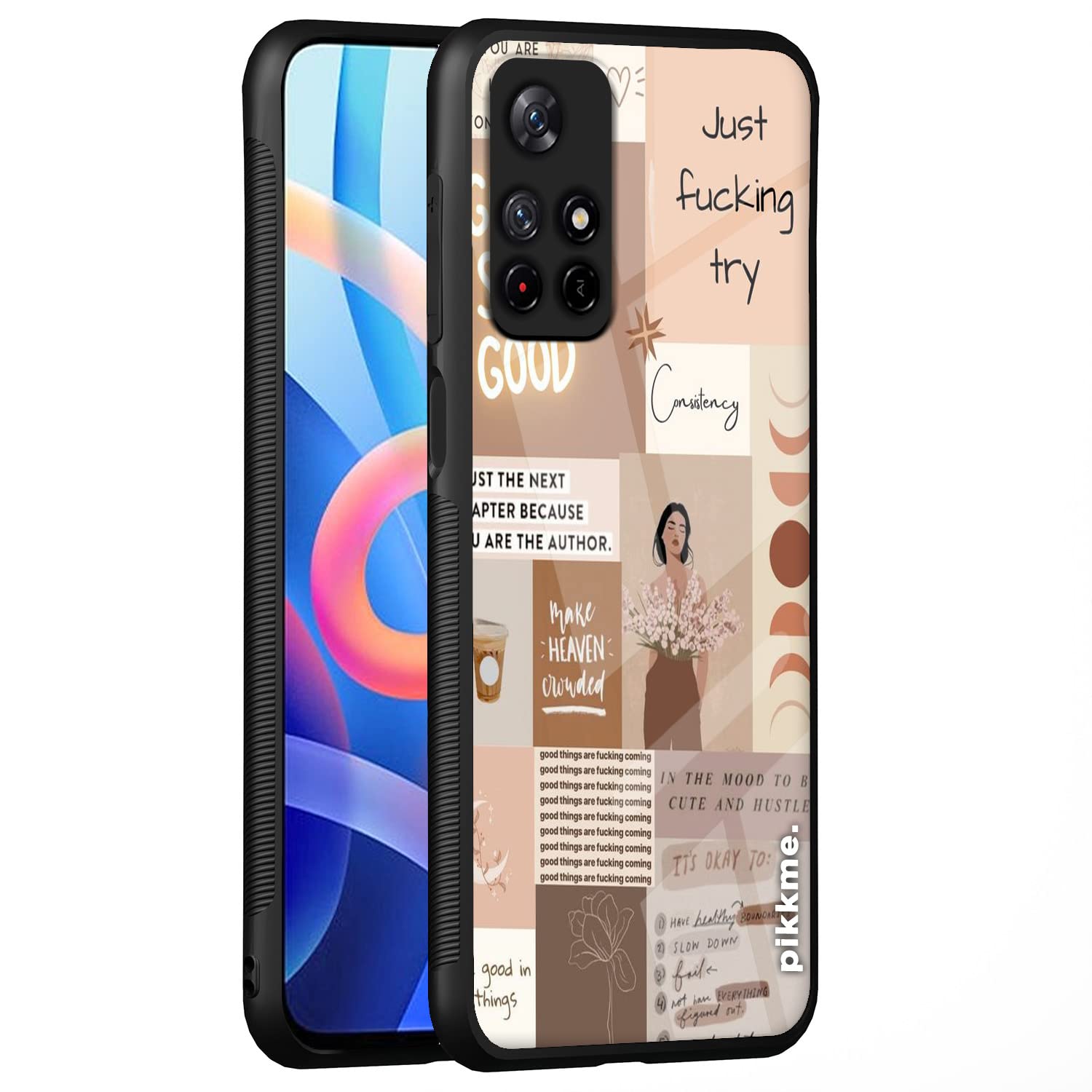 Pikkme Hybrid phone cover for Redmi Note 11T/Poco M4 Pro 5G