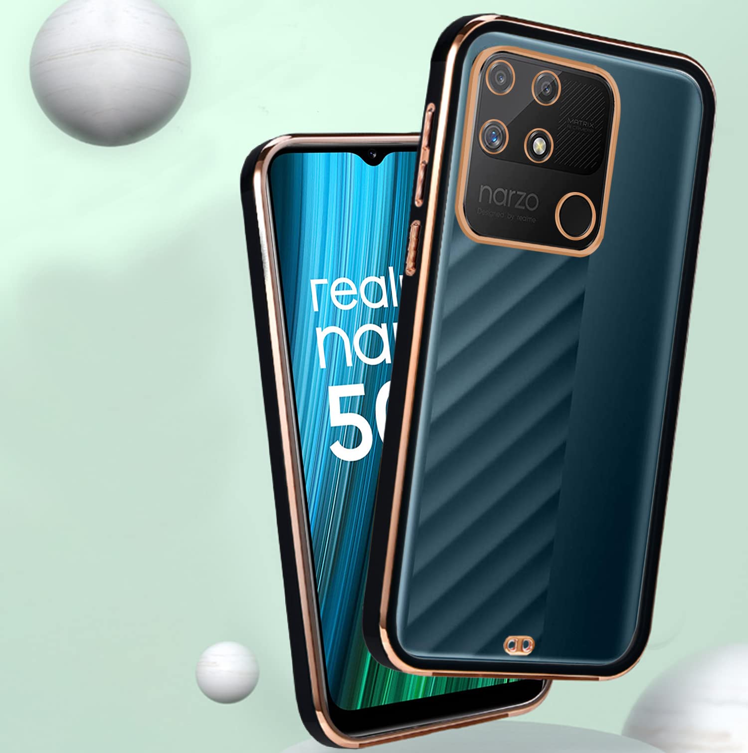 Pikkme Realme Narzo 50A black phone cover – photo 4