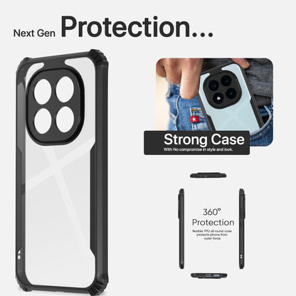 Pikkme black Clear mobile cover for Redmi Note 14 Pro/Note 14 Pro Plus 5G – photo 7