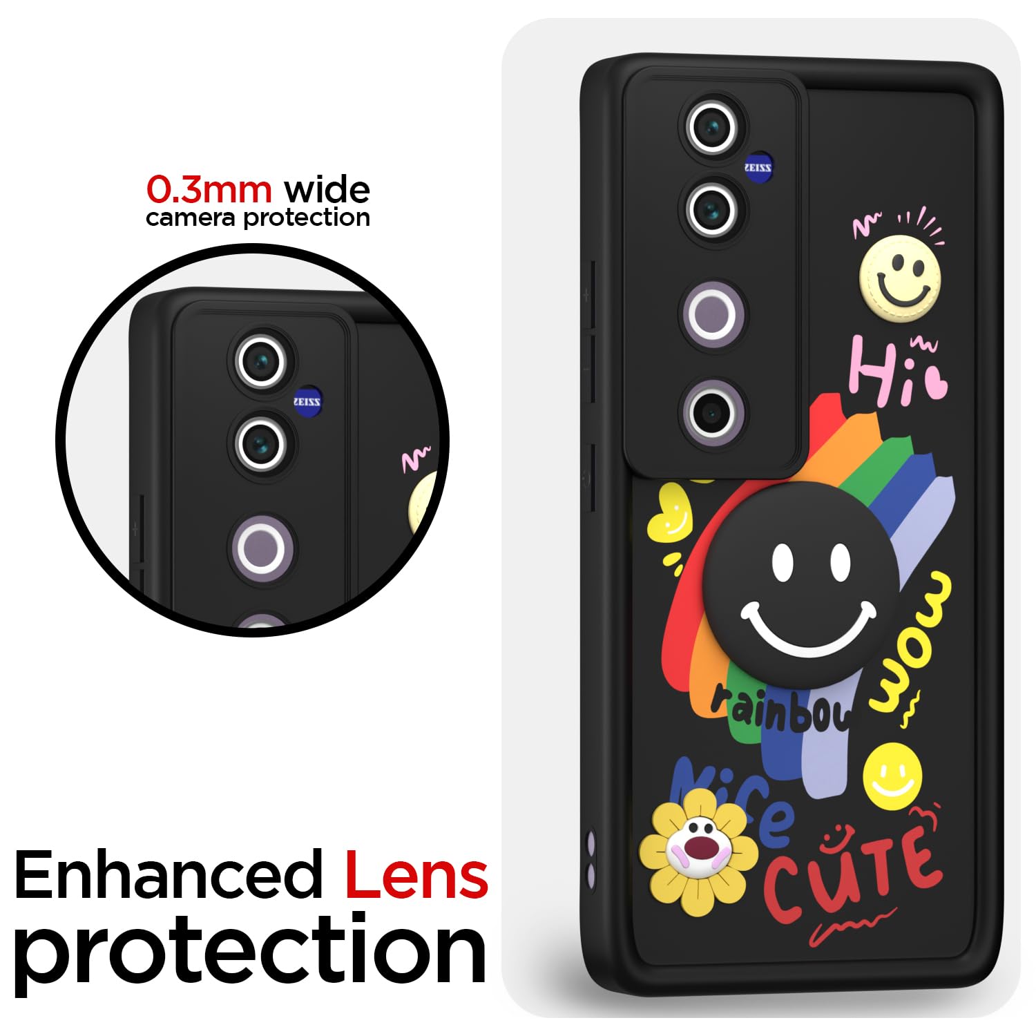 Vivo V40/V40 Pro/T3 Ultra 5G mobile back cover in black by Pikkme – photo 5