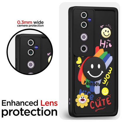 Vivo V40/V40 Pro/T3 Ultra 5G mobile back cover in black by Pikkme – photo 5