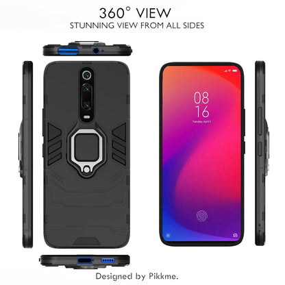 Pikkme Redmi k20 / K20 Pro D5 Tough Armor Back Cover | Black