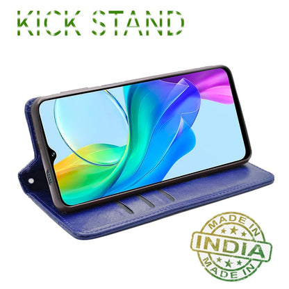 Pikkme Vivo Y03 4G Magnet Flip Cover (Blue)