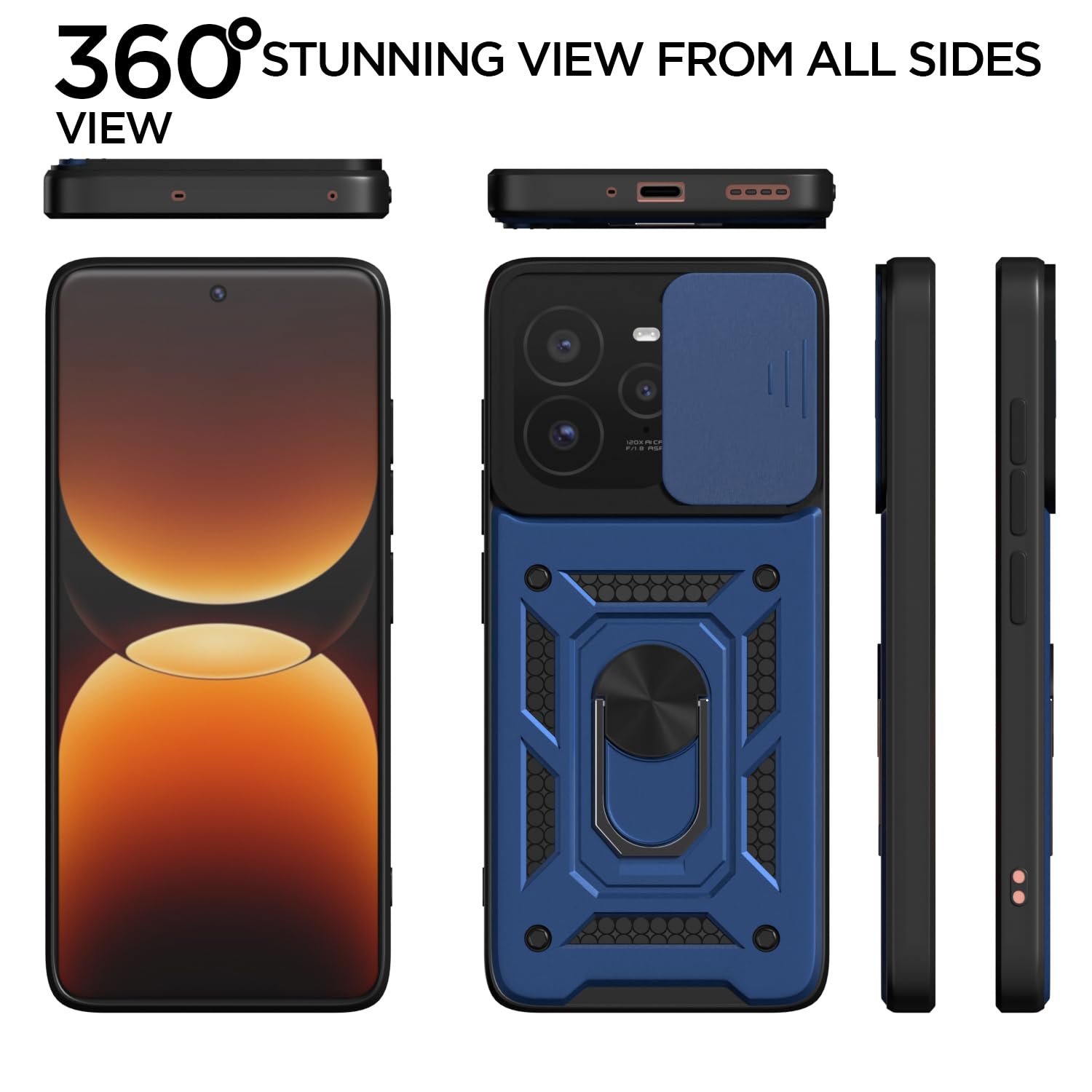 Blue phone cover for Realme GT 7 Pro 5G – Pikkme – photo 5