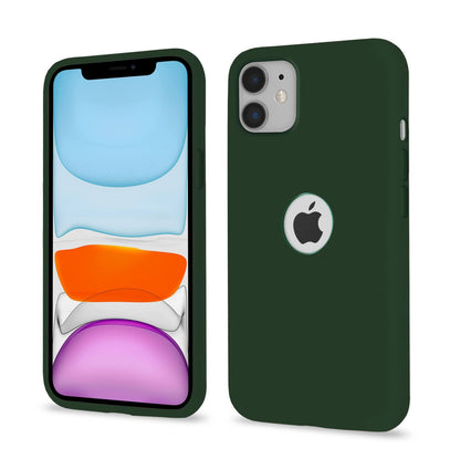 Pikkme iPhone 11 Soft Silicone green phone cover