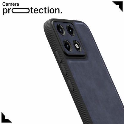 Pikkme Moto Edge 70 Pro 5G Leather blue mobile cover – photo 5