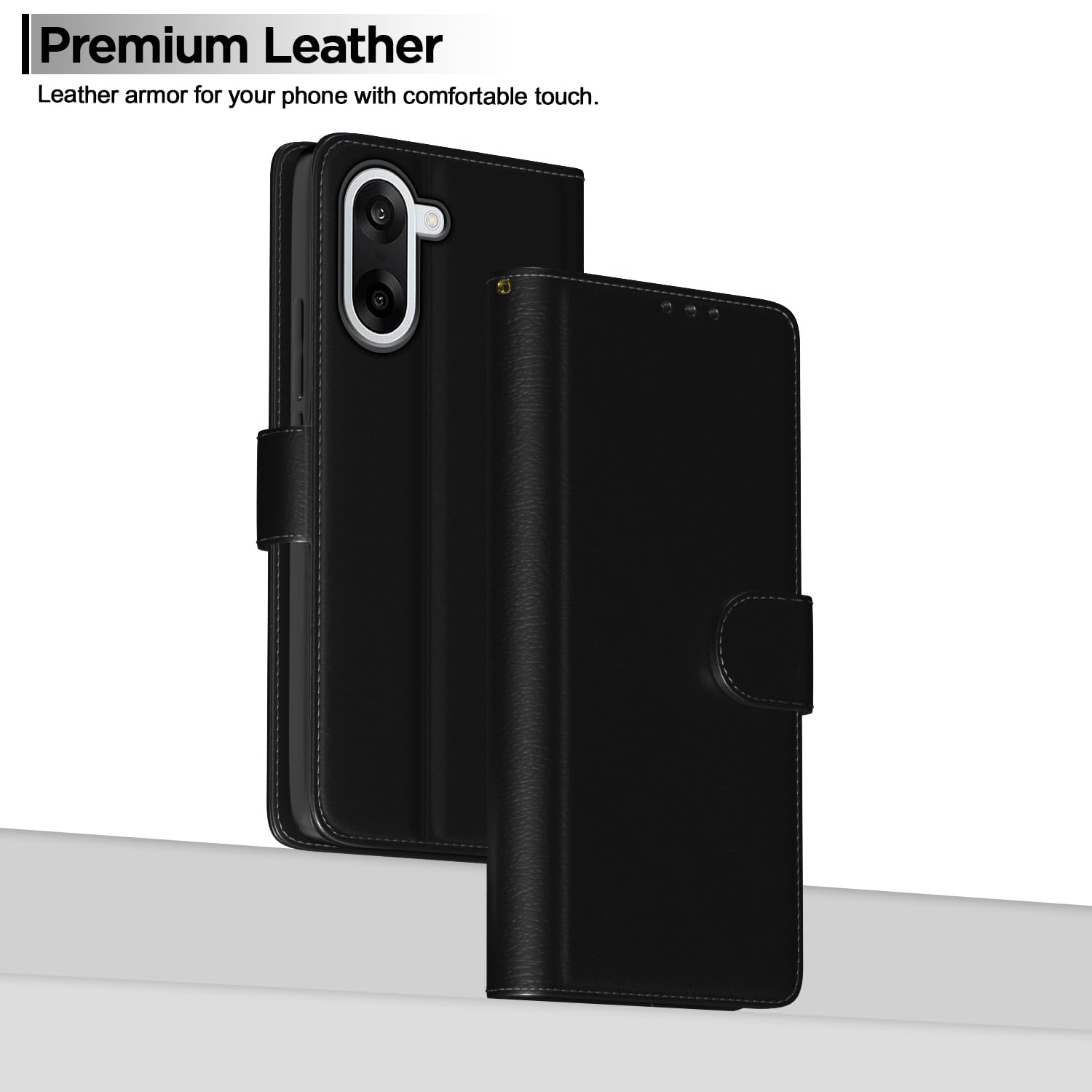 Black mobile flip cover for OnePlus Nord CE 5 5G – Pikkme – photo 2
