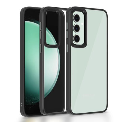 Samsung S23 FE 5G Chrome phone cover in black by Pikkme