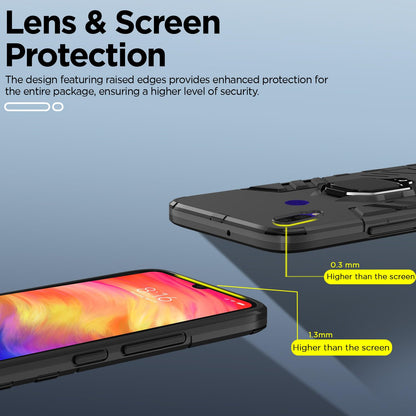 Pikkme Redmi Note 7 / Note 7 Pro/Note 7s D5 Tough Armor Back Cover | Black