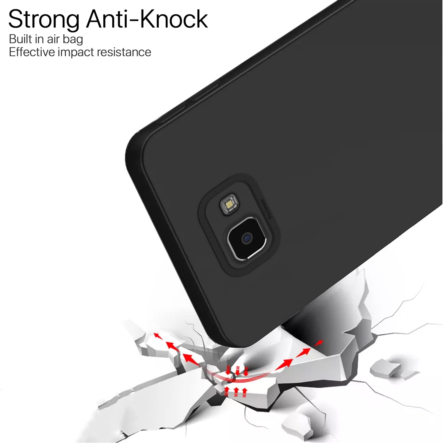Pikkme black Liquid Silicone mobile cover for Samsung J7 Prime – photo 4