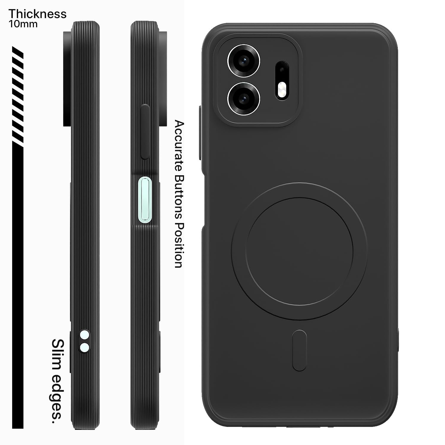 Pikkme OnePlus N6 5G black mobile cover – photo 3